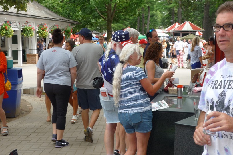 Stars and Stripes Santa